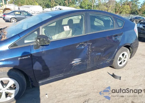 2013 Toyota Prius Four из США, поврежденный, VIN JTDKN3DU4D0350682